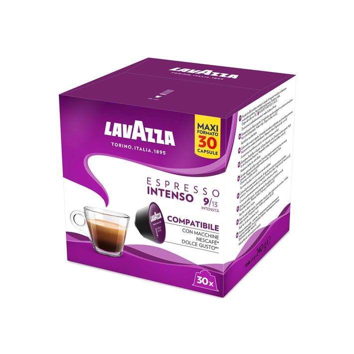 Lavazza Кафе капсула Dolce Gusto, Espresso Intenso, стандарт, 30 броя