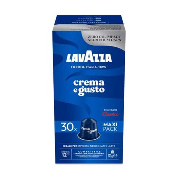 Lavazza Кафе капсула Nespresso, Crema e Gusto, стандарт, 30 броя