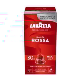 Lavazza Кафе капсула Nespresso, Qualita Rossa Maxi, стандарт, 30 броя