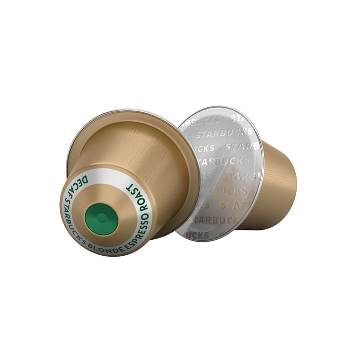 Starbucks Кафе капсула Blonde Espresso Roast Decaffeinato, безкофеиново, 10 броя