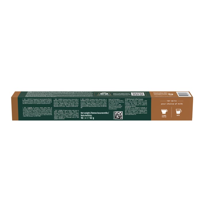 Starbucks Кафе капсула House Blend Lungo, за Nespresso, 10 броя