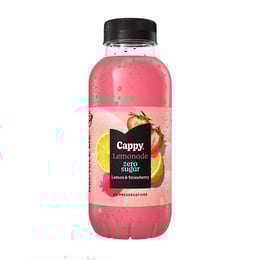 Cappy Лимонада Zero, лимон и ягода, 0.4 L