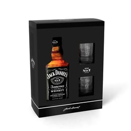 Jack Daniel's Уиски, 0.7 l, в комплект с 2 чаши