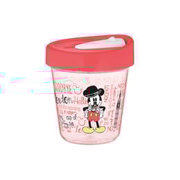 Disney Чаша за пътуване Лондон, с капак, 350 ml, червена