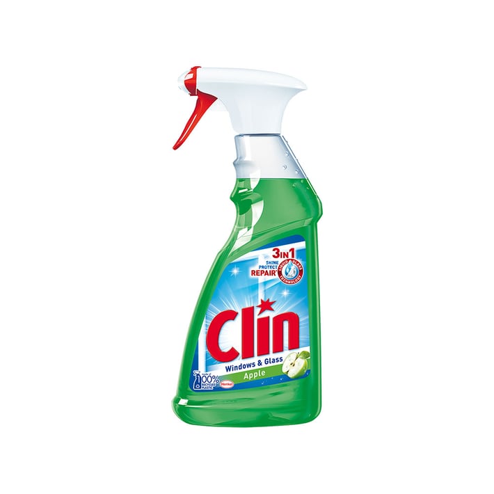 Clin Почистващ препарат, ябълка, с помпа, 500 ml