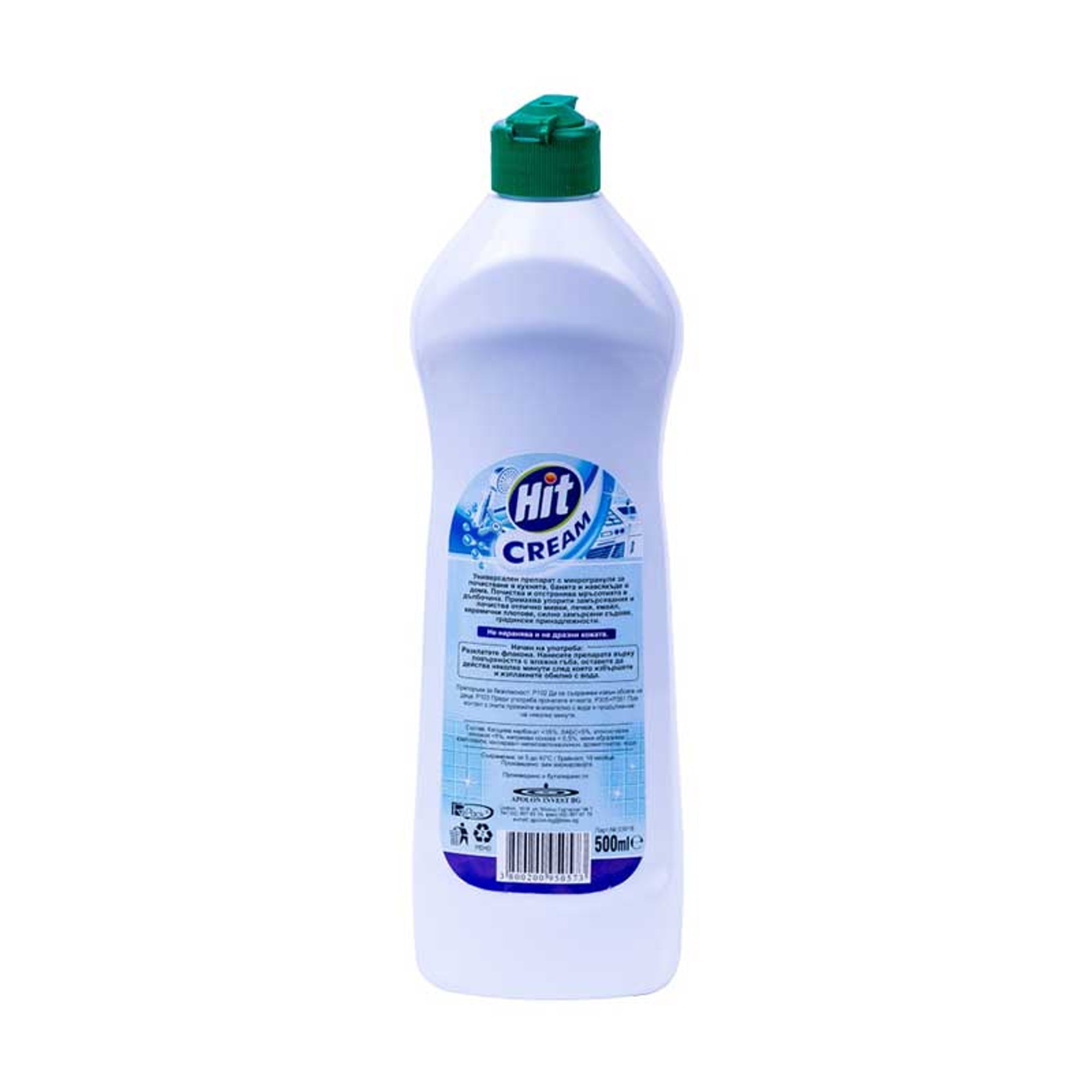 Apolon Препарат за фаянс Hit, абразивен, крем, 500 ml