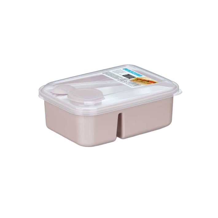 Кутия за обяд Kinvara, с прибори и разделител, 1800 ml, асорти