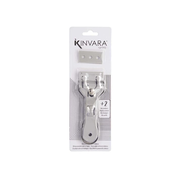 Стъргалка за стъклокерамика Kinvara, с 2 резервни части