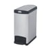 Rubbermaid Кош Slim Jim End, метален, 30 L, черен