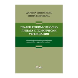 Правен режим относно лицата с психически увреждания