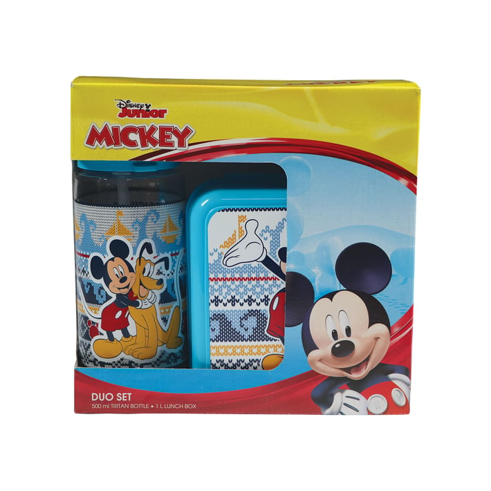 Disney Комплект Mickey Mouse, бутилка 500 ml и кутия за храна