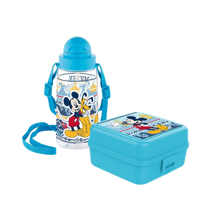 Disney Комплект Mickey Mouse, бутилка 500 ml и кутия за храна