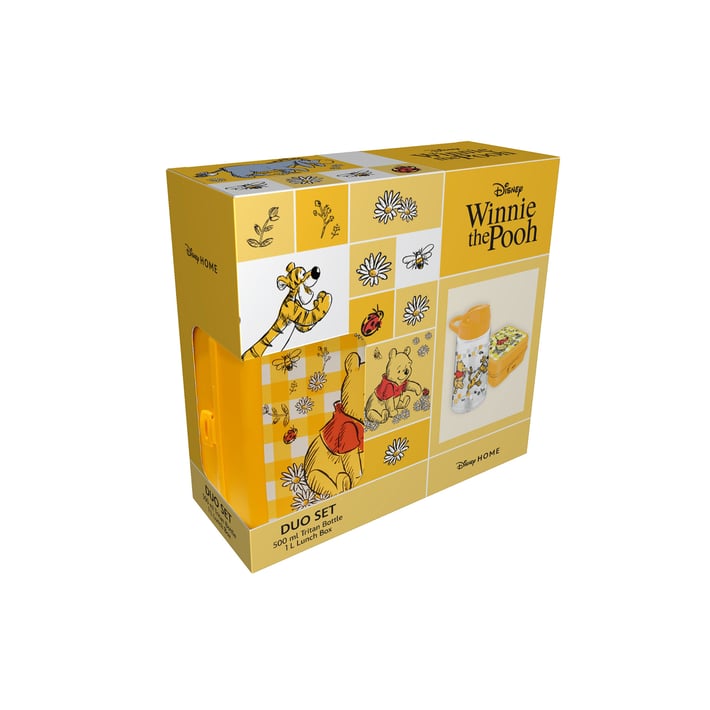 Disney Комплект, бутилка 500 ml и кутия за храна Winnie the Pooh