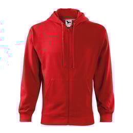 Malfini Мъжки суитшърт Zipper 410, поларен, размер XL, червен