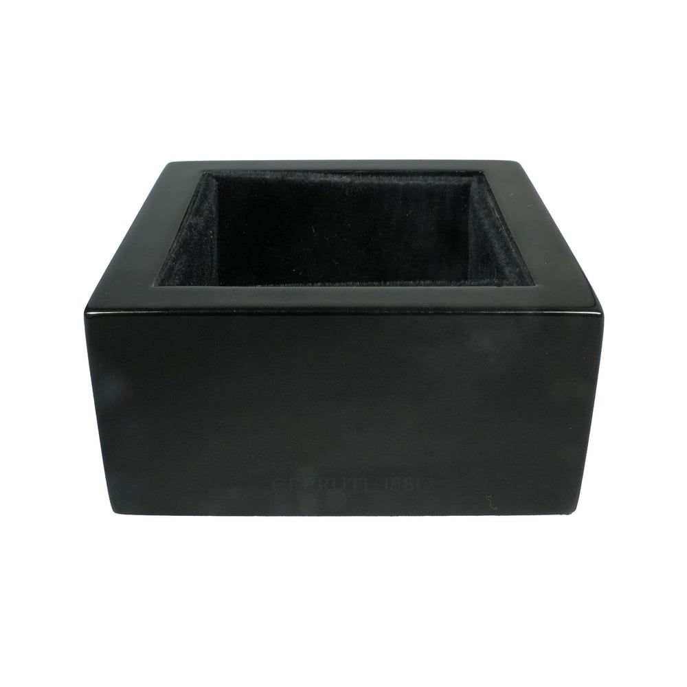 Поставка за листчета Cerruti 1881 Piano, кожена, черна