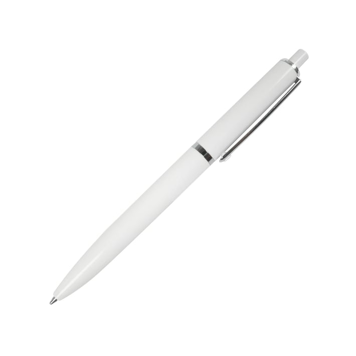 Химикалка Pengo, пластмасова, бяла