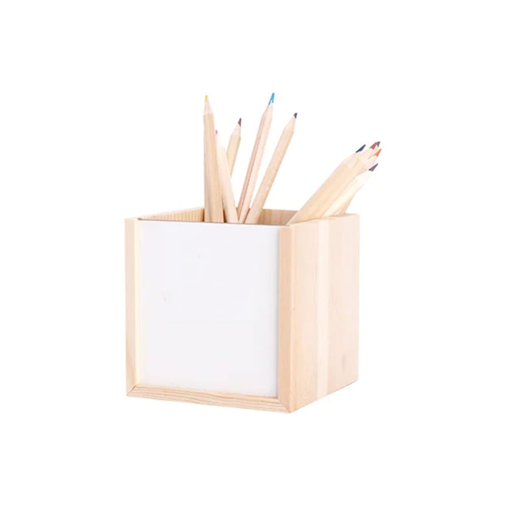 BESTSUB Поставка за моливи, с плъзгаща се вложка за печат