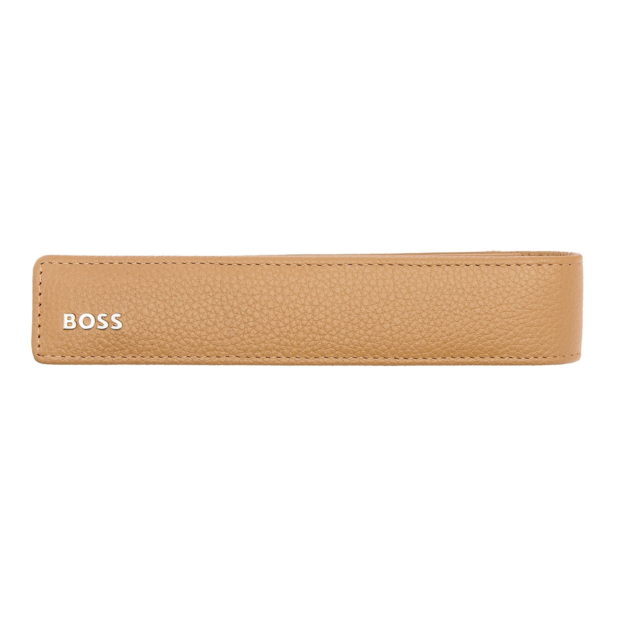 Hugo Boss Калъф Classic Grained, за едно пишещо средство, карамел