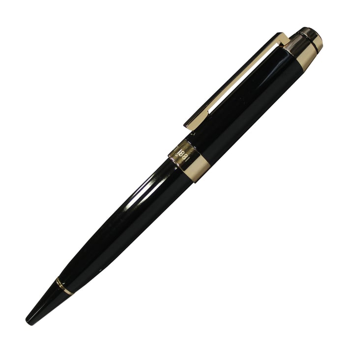 Cerruti 1881 Химикалка Heritage, в кутия, черно-златиста