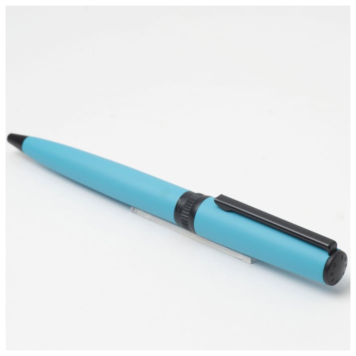 Hugo Boss Химикалка Gear Matrix Teal, в кутия, синя