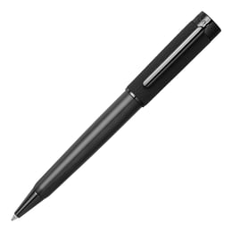 Hugo Boss Химикалка Corium, в кутия, черна