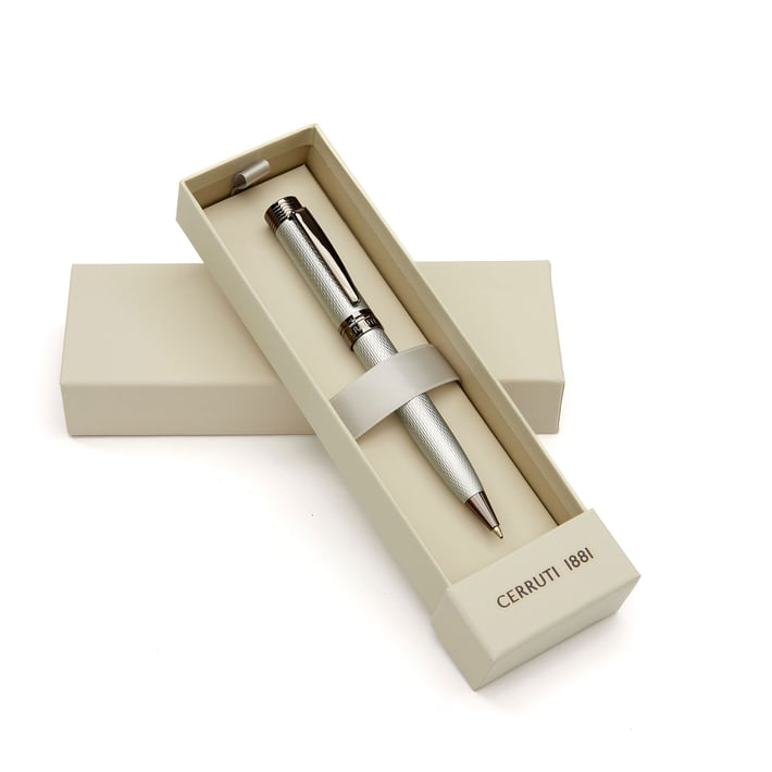 Cerruti 1881 Химикалка Zoom Diamond, в кутия, хром