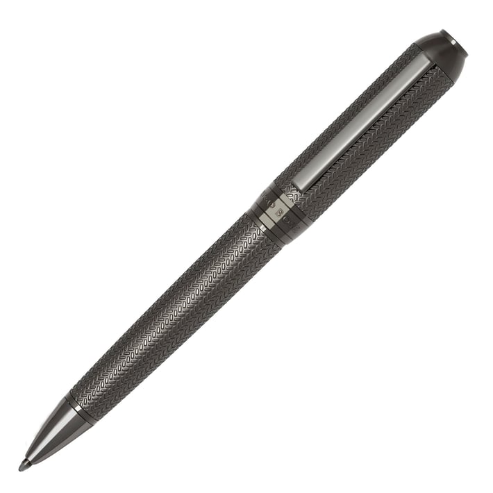 Hugo Boss Химикалка Elemental, в кутия, хром