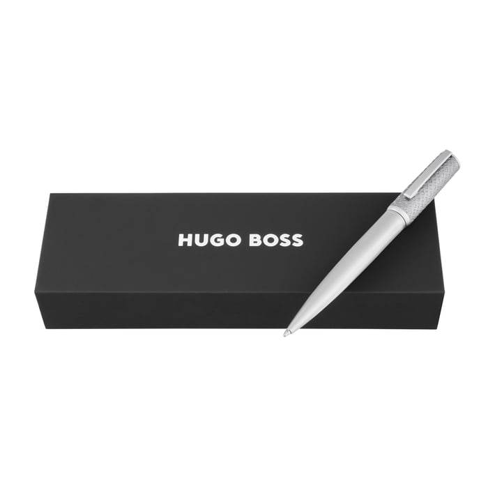 Hugo Boss Химикалка Arche Monogram, сребриста