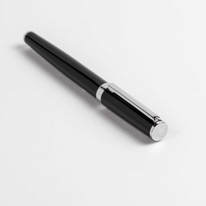 Hugo Boss Ролер Gear Icon, в кутия, черно-сребрист