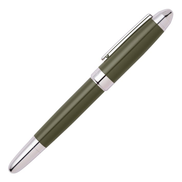 Hugo Boss Ролер Icon, в кутия, хром, цвят каки