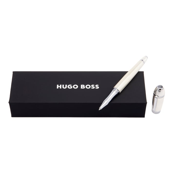 Hugo Boss Ролер Arc Futurist, в кутия, сребрист