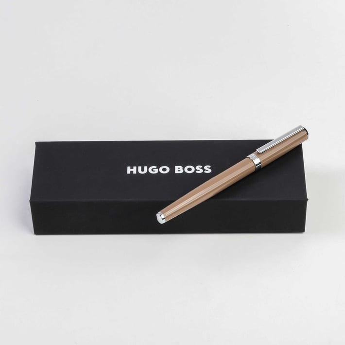 Hugo Boss Писалка Gear Icon, бежова