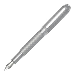 Hugo Boss Писалка Elemental, в кутия, сребриста