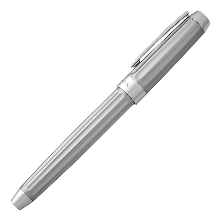 Hugo Boss Писалка Beam Chrome, в кутия, сребриста