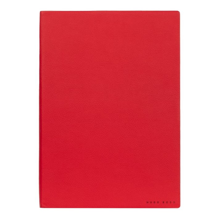 Hugo Boss Тефтер Essential Storyline, на редове, B5, червен