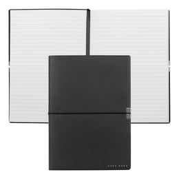 Hugo Boss Тефтер Elegance Storyline, на редове, A5, черен
