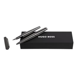 Hugo Boss Комплект писалка и химикалка Nitor, в кутия, черни