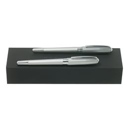 Hugo Boss Комплект ролер и писалка Essential, матови, хром