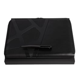 Hugo Boss Комплект химикалка и конферентна папка Craft, А4, черни