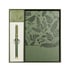 Floral Olive Green Комплект тефтер и химикалка, в кутия, зелени