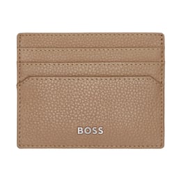 Hugo Boss Калъф за карти Classic Grained, с 6 отделения, карамел