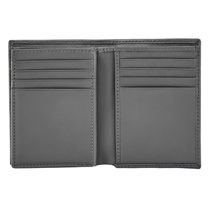 Hugo Boss Калъф за карти Saffiano, с 16 отделения, сив