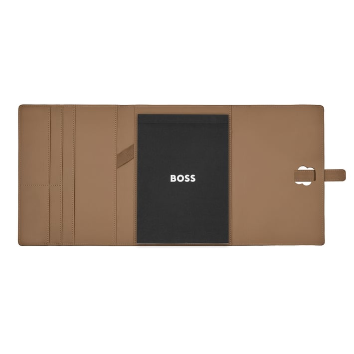 Hugo Boss Конферентна папка Double B, A5, кафява