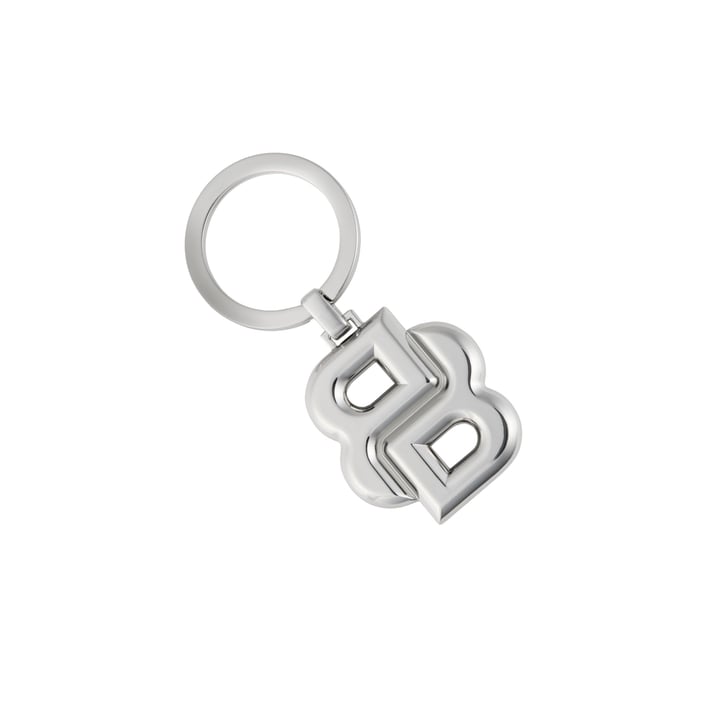 Hugo Boss Ключодържател Double B, сребрист