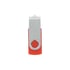 USB флаш памет Swivel, USB 2.0, 16 GB, без лого, червена