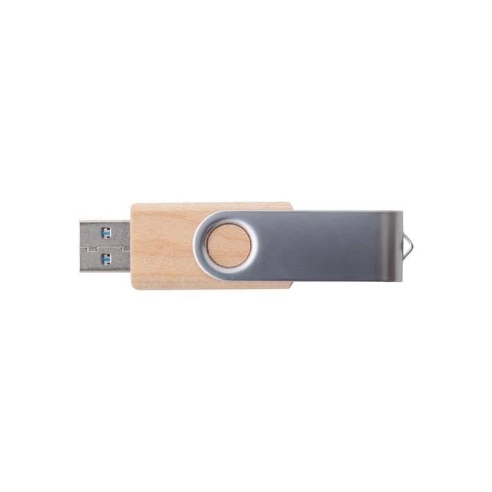 USB флаш памет Swivel Wood, 32 GB, USB 2.0, USB Type C