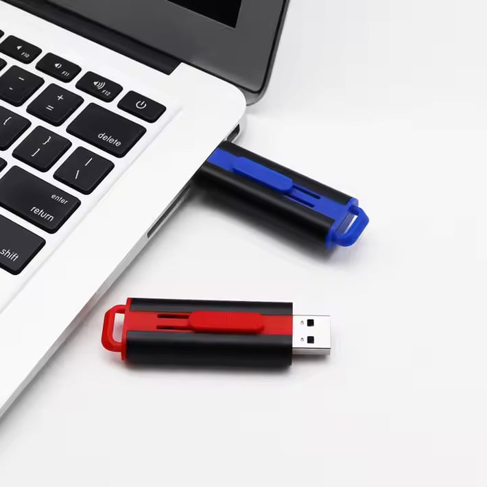 USB флаш памет Slide 3, USB 2.0, 32 GB, синя