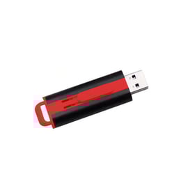 USB флаш памет Slide 3, USB 2.0, 32 GB, червена