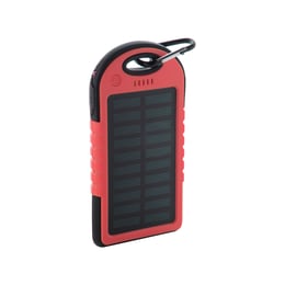 Cool Мобилна батерия Lenard Solar, 4000 mAh, червено-черна