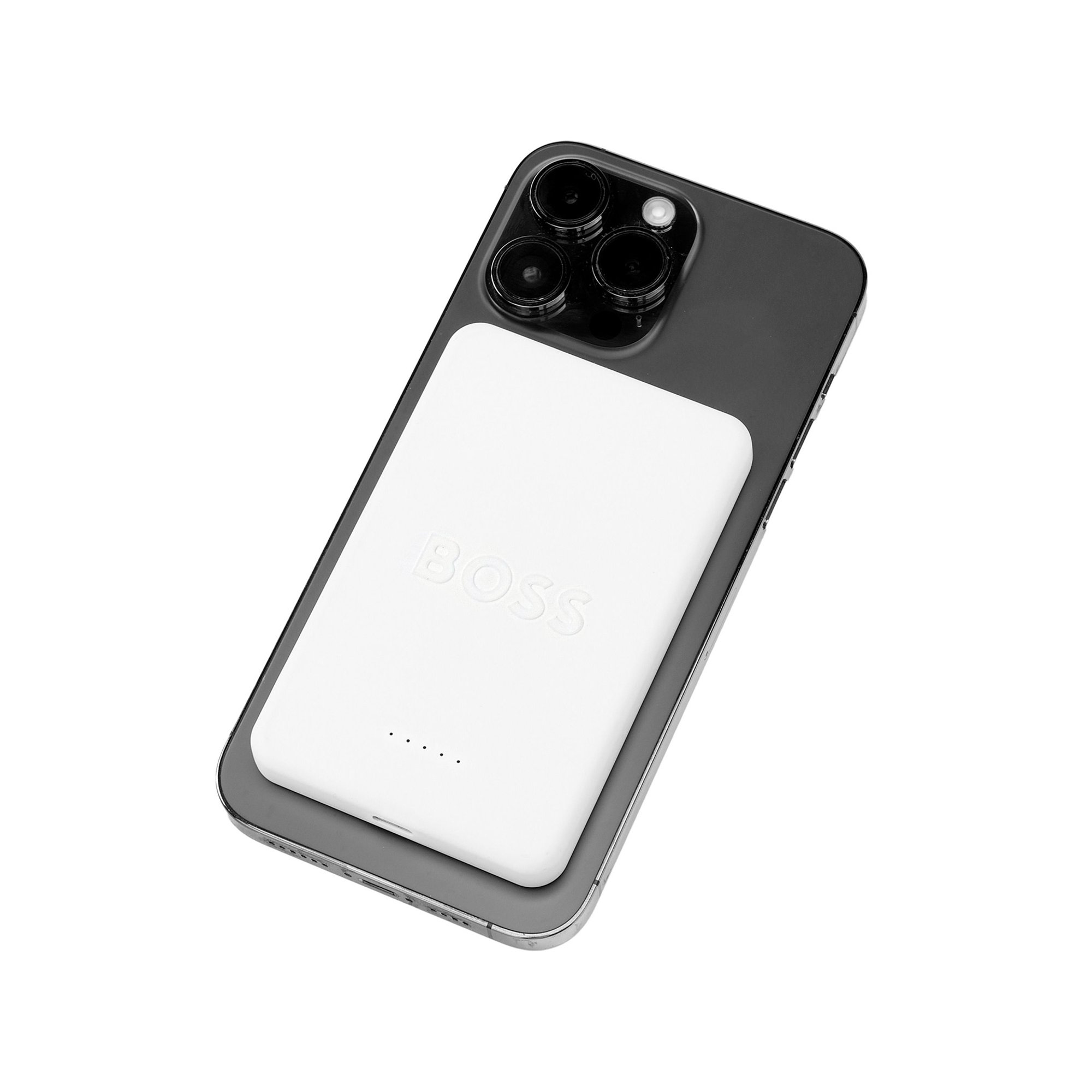 Hugo Boss Мобилна батерия Iconic, 3000 mAh, бяла